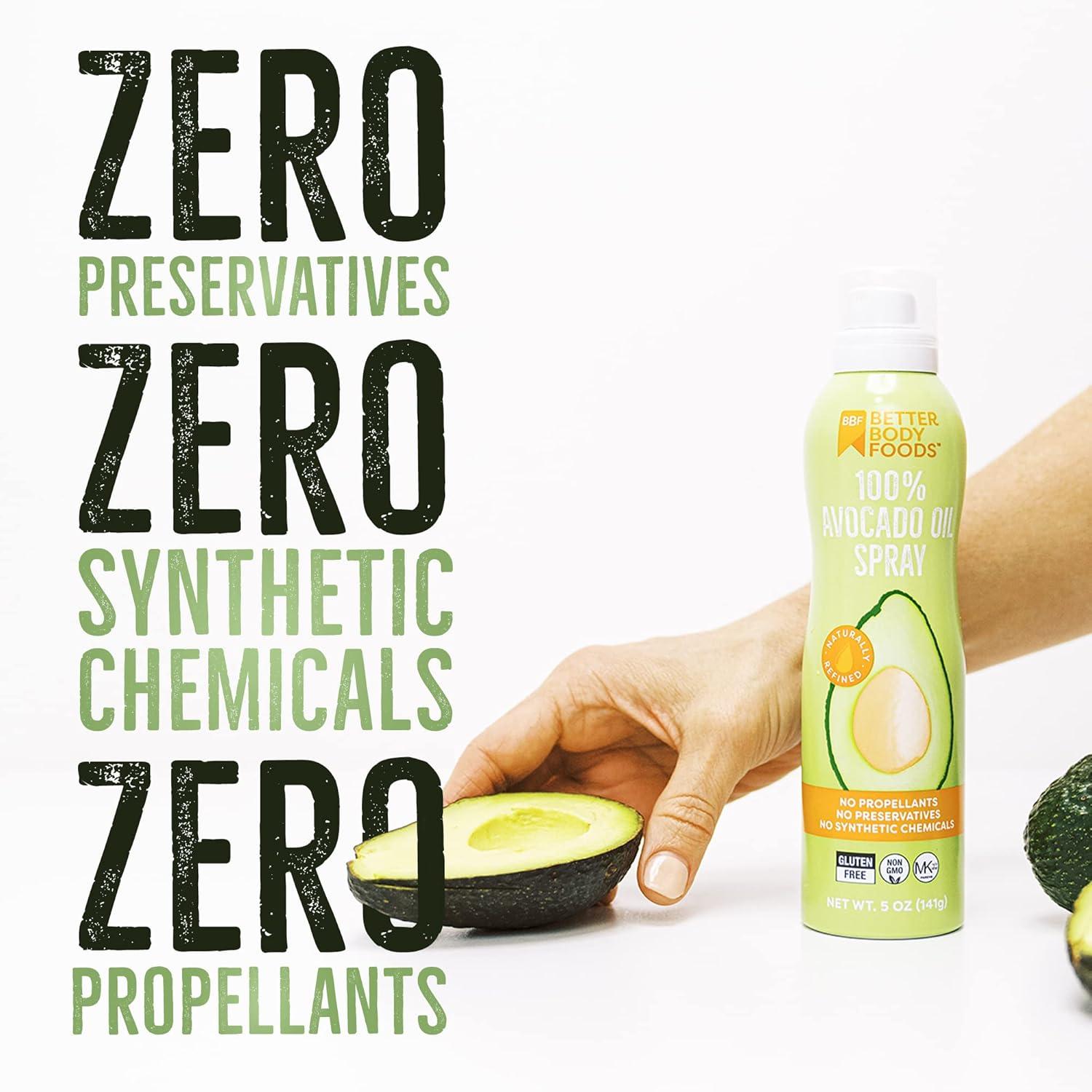 image:imageBetterBody Foods Avocado Oil Spray NonGMO Kosher Keto and Paleo Diet Friendly Frying Baking 5 Fl Oz5 Fl Oz Pack of 2
