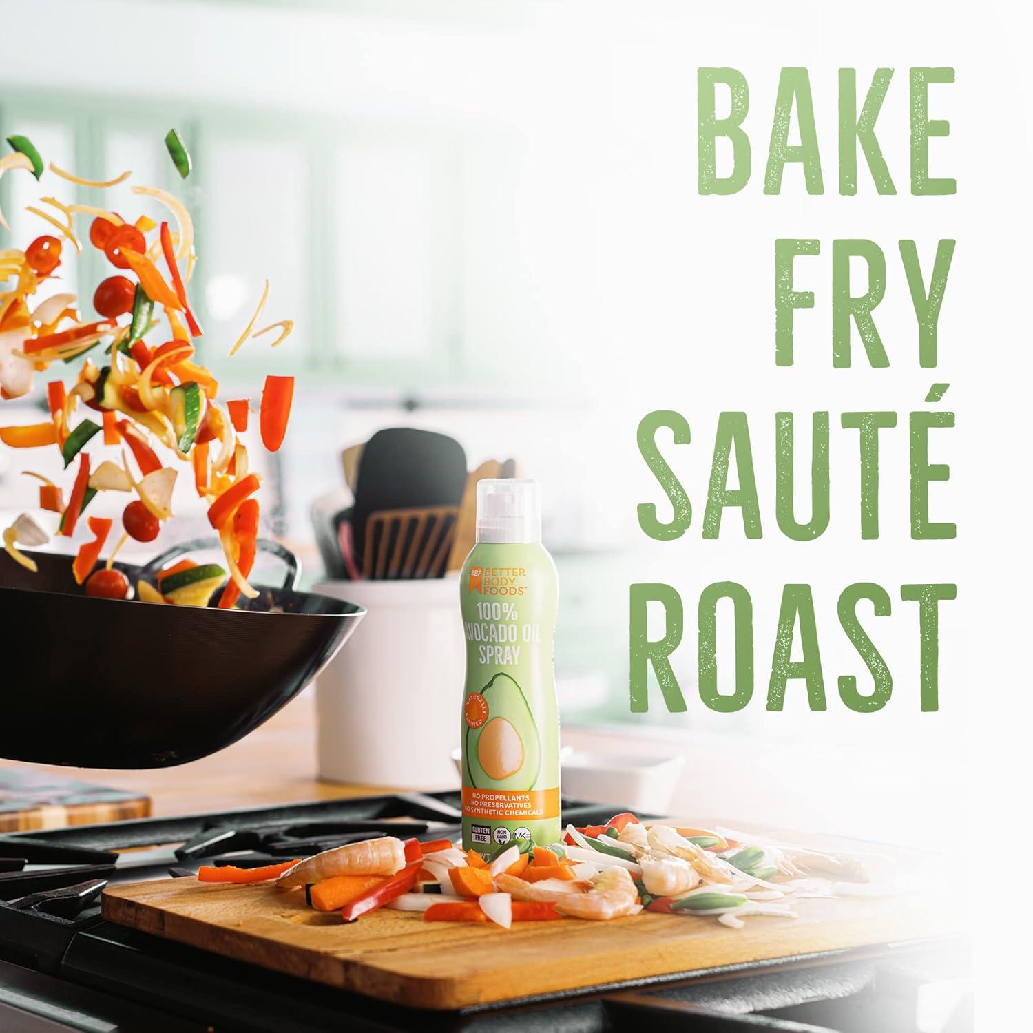 image:imageBetterBody Foods Avocado Oil Spray NonGMO Kosher Keto and Paleo Diet Friendly Frying Baking 5 Fl Oz5 Fl Oz Pack of 2
