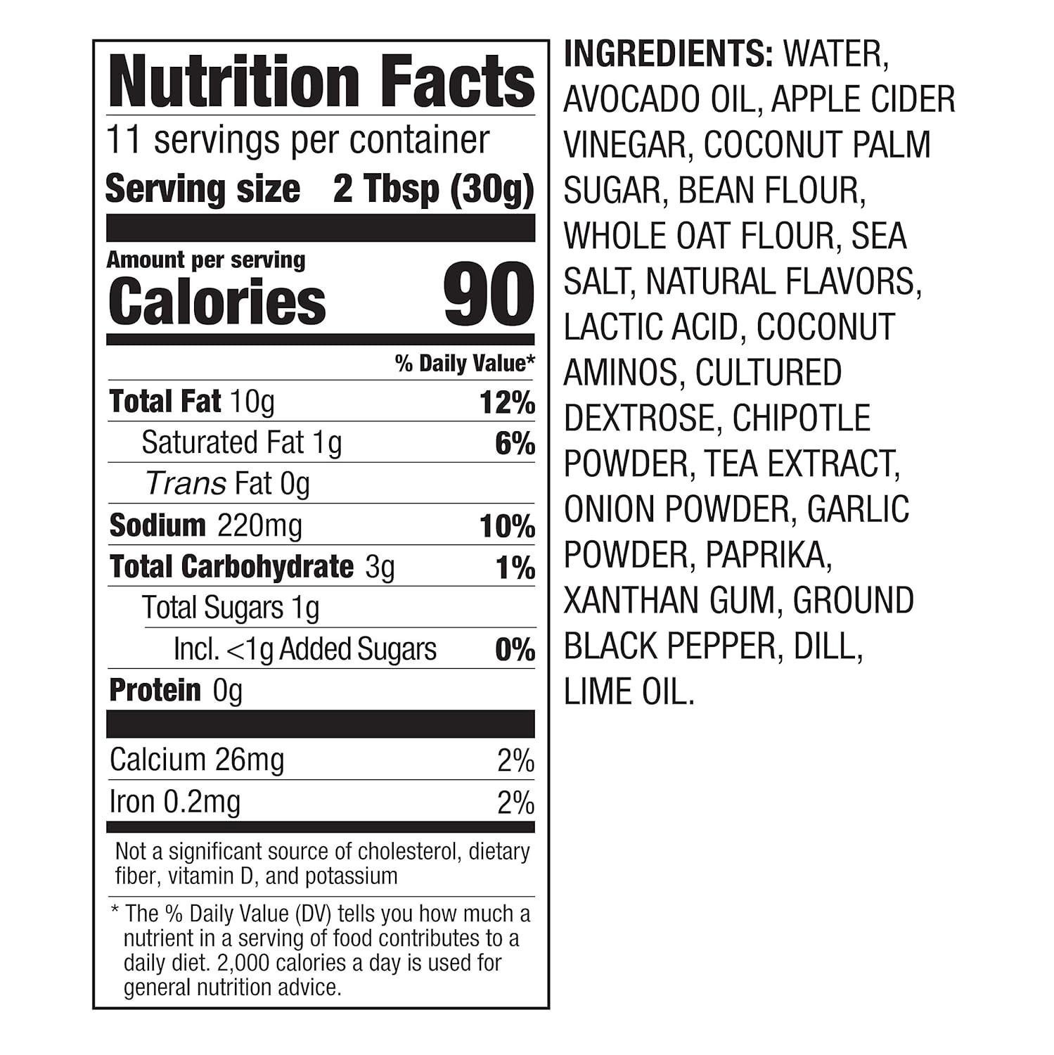 image:imagePlant Junkie Chipotle Ranch Dressing PlantBased Salad Dressing 12 OuncesChipotle Ranch Dressing