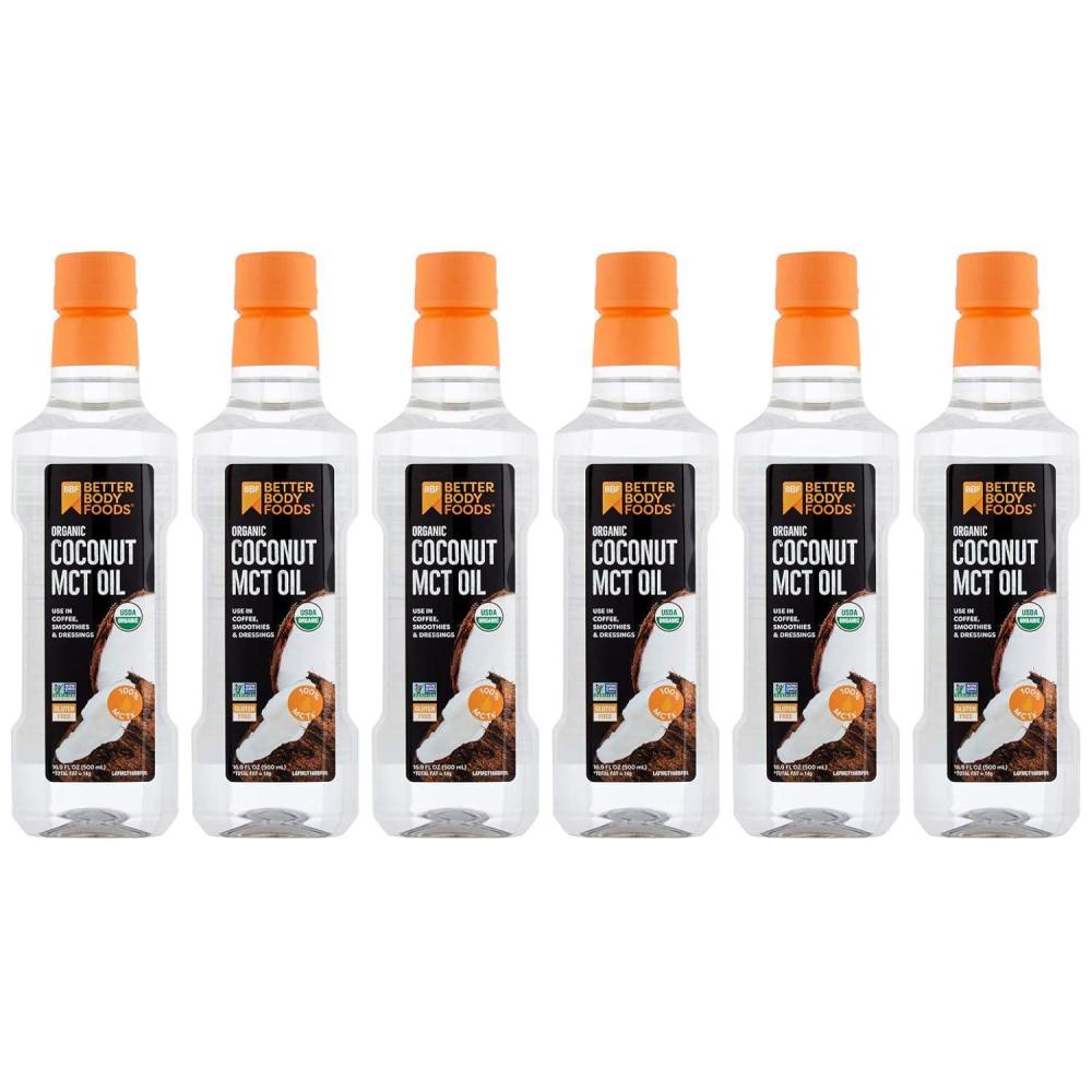 image:imageBetterBody Foods Coconut MCT Oil 6 Count169 Fl Oz Pack of 6