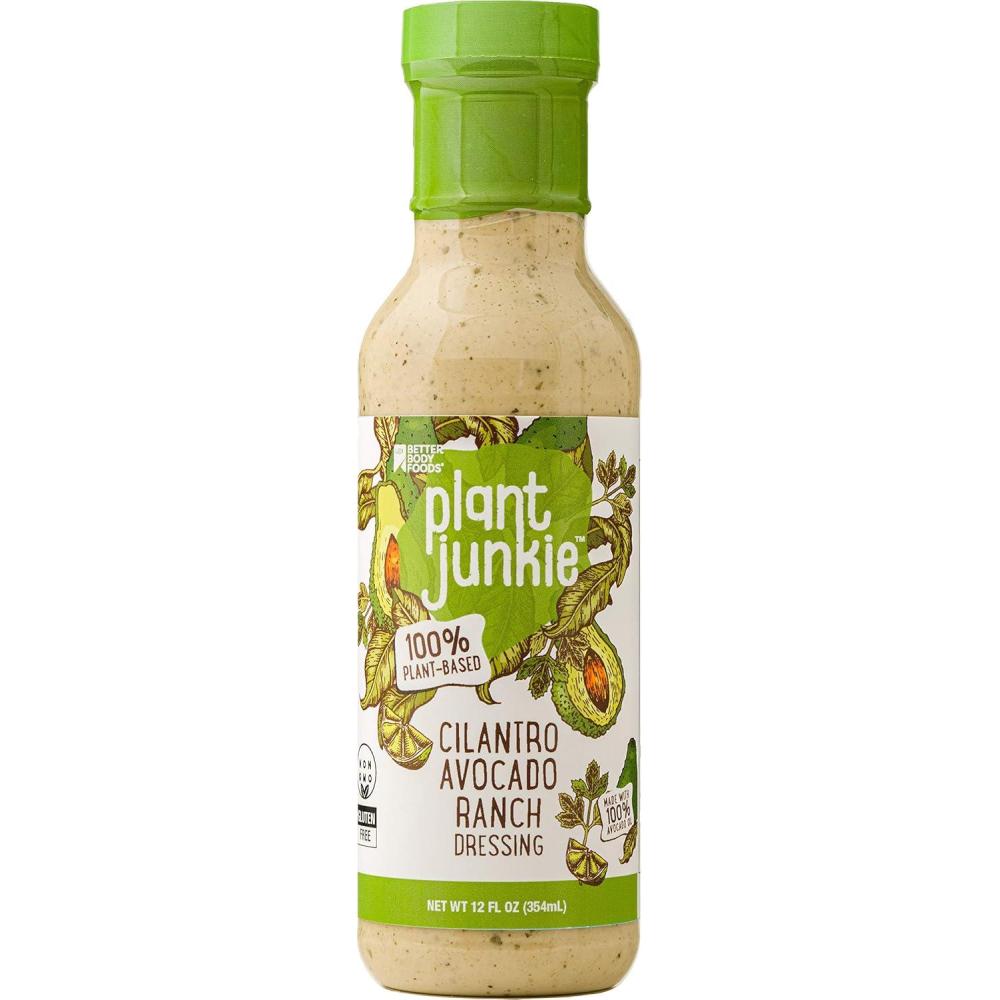 image:imagePlant Junkie Chipotle Ranch Dressing PlantBased Salad Dressing 12 OuncesCilantro Avocado Ranch Dressing
