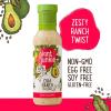 Plant Junkie Chipotle Ranch Dressing, Plant-Based Salad Dressing (12 Ounces)(Chia Ranch Dressing)