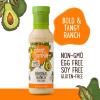 Plant Junkie Chipotle Ranch Dressing, Plant-Based Salad Dressing (12 Ounces)(Original Ranch Dressing)