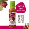 Plant Junkie Chipotle Ranch Dressing, Plant-Based Salad Dressing (12 Ounces)(Pomegranate Chili Vinaigrette Dressing)