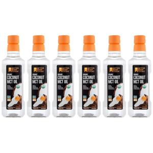BetterBody Foods Coconut MCT Oil, 6 Count(16.9 Fl Oz (Pack of 6))