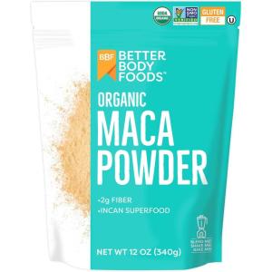 BetterBody Foods Organic Maca Powder, Non-GMO & Gluten-Free, 12 Ounce(12 Ounce (Pack of 1))